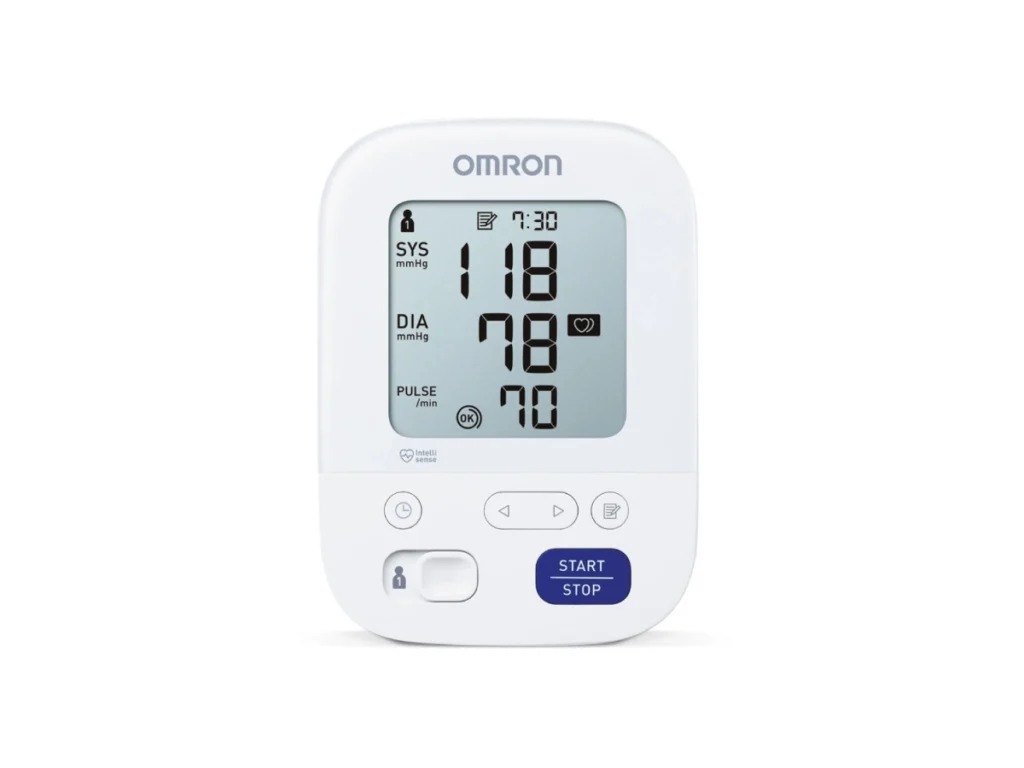 Display del misuratore di pressione Omron M3 Comfort